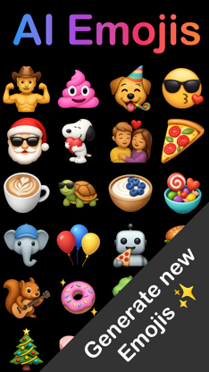 Genmoji: AI Emoji Maker - Mix screenshot 1