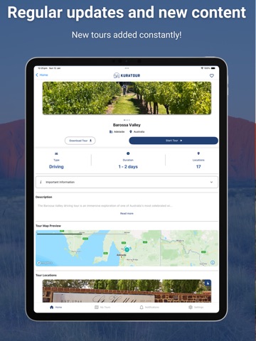 Kuratour: Audio Guide & Tours iPad screenshot