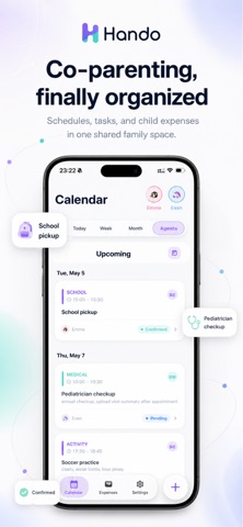 Hando: Co-Parenting & Custody Screenshot 1 of 7