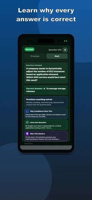 AWS Cloud Practitioner Quiz screenshot 2