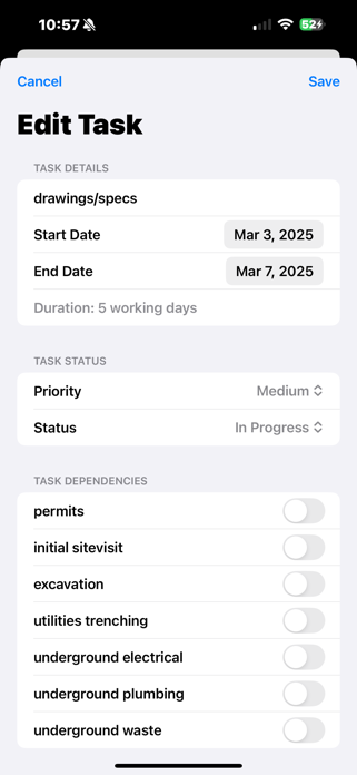 Construction Workflow Screenshot 4 of 4