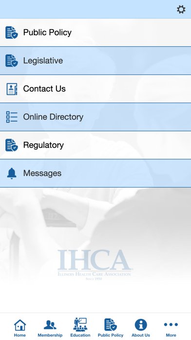 Illinois Health Care Assn. Screenshot