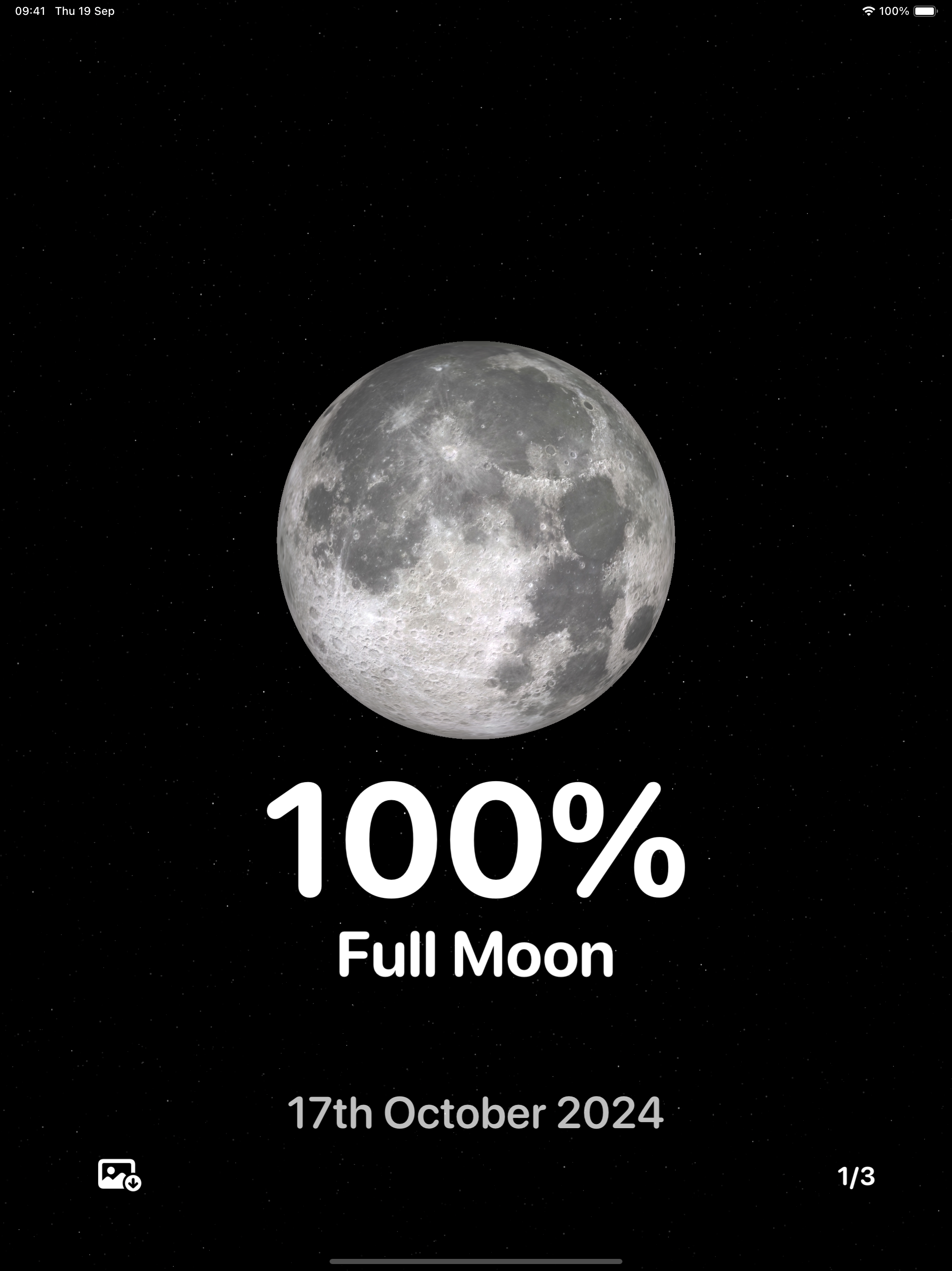 Current Moon Phase & Calendar