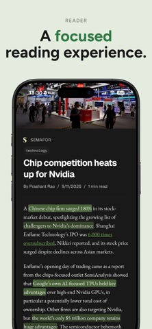 Readspace: RSS & News Reader Screenshot 5 of 7