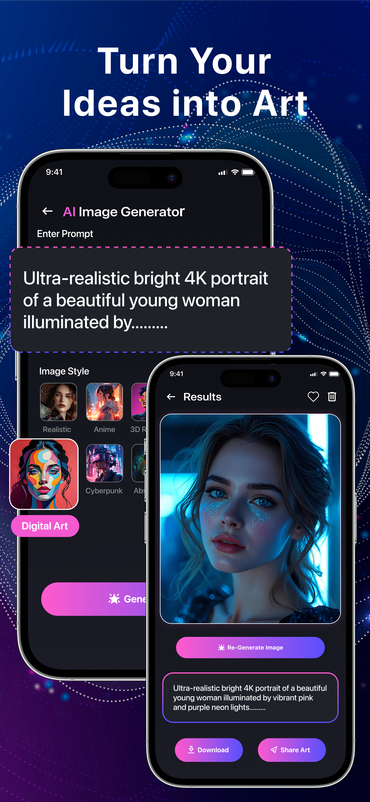 Aiota: AI Image & Art maker screenshot 2