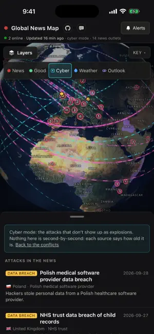Global News Map screenshot 1
