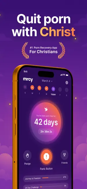 MRCY: Quit Porn With Faith screenshot 1