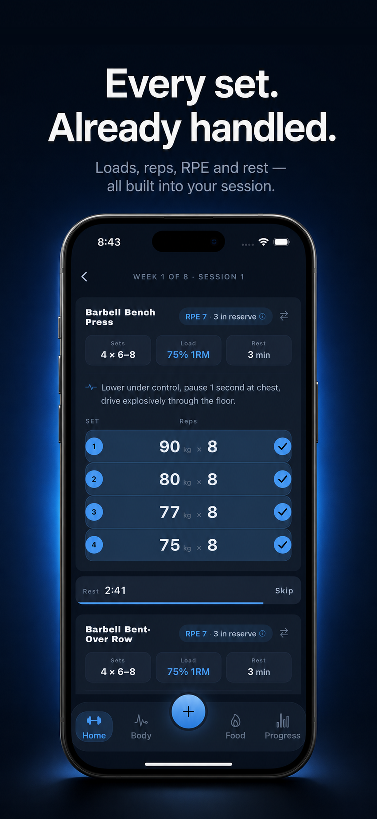 PULSE: Workout & Meals screenshot 4