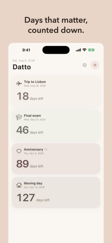 Datto - Countdown Widget Screenshot 2 of 4