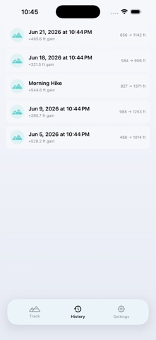 Easy Elevation Tracker screenshot