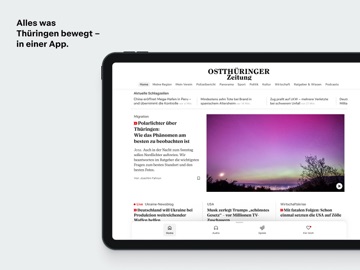 Ostthüringer Zeitung News iPad screenshot