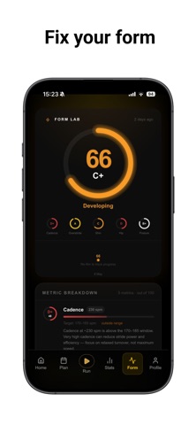Arete: Running Coach Screenshot 2 of 5