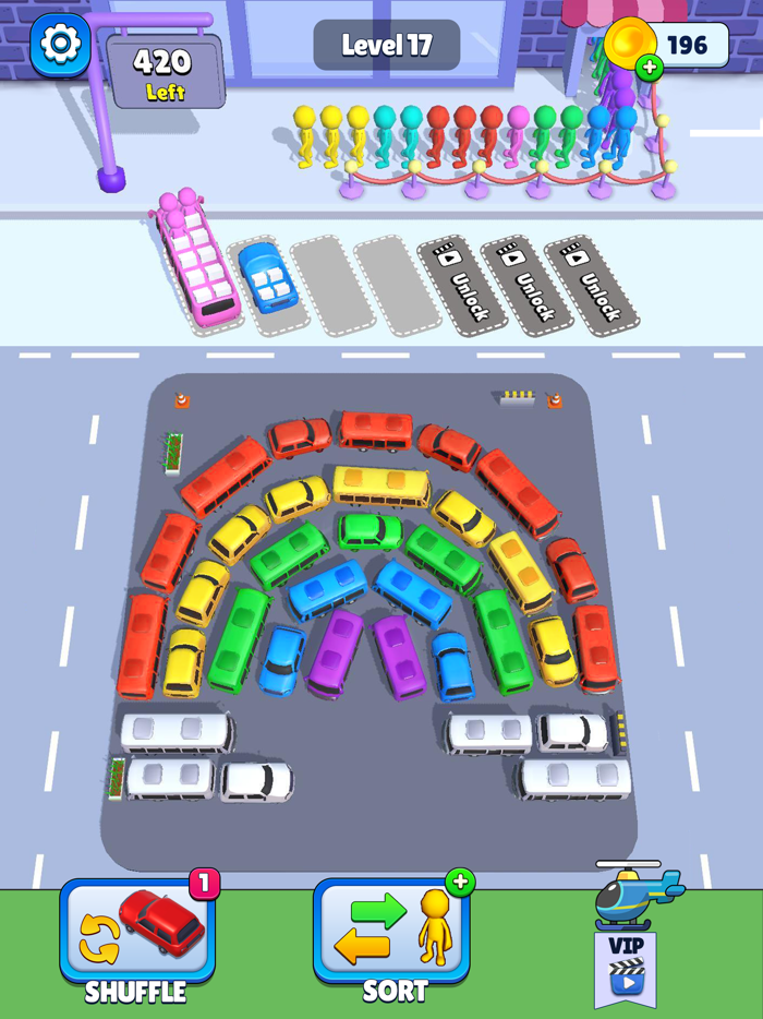 Car Frenzy Match Puzzle