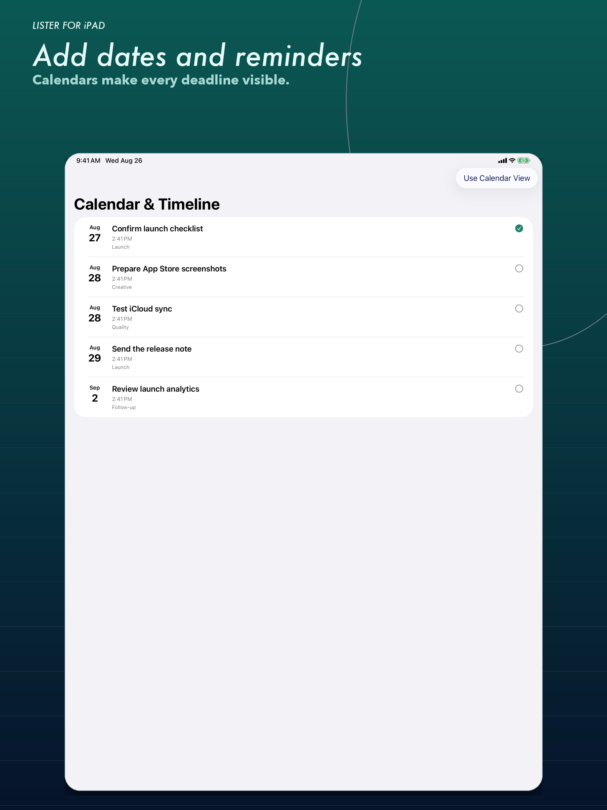 Lister: Write & Draft Notes screenshot 9