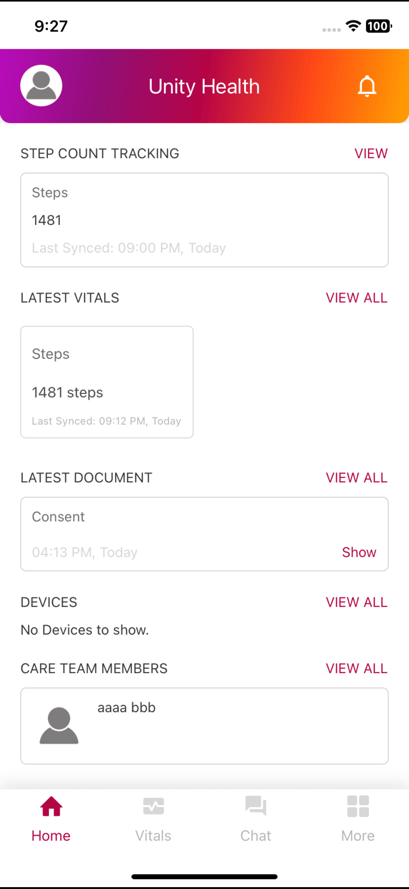 UnityHealth2 screenshot 3
