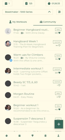 HangTime - Hangboard Training iPhone screenshot