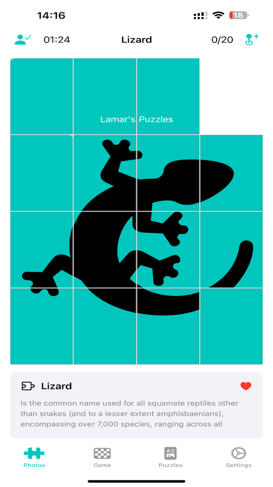 #1. Lamar's Puzzles (iOS) 由: 木凤 陈