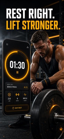 Rest Timer: Gym Workout Sets Screenshot 1 of 10