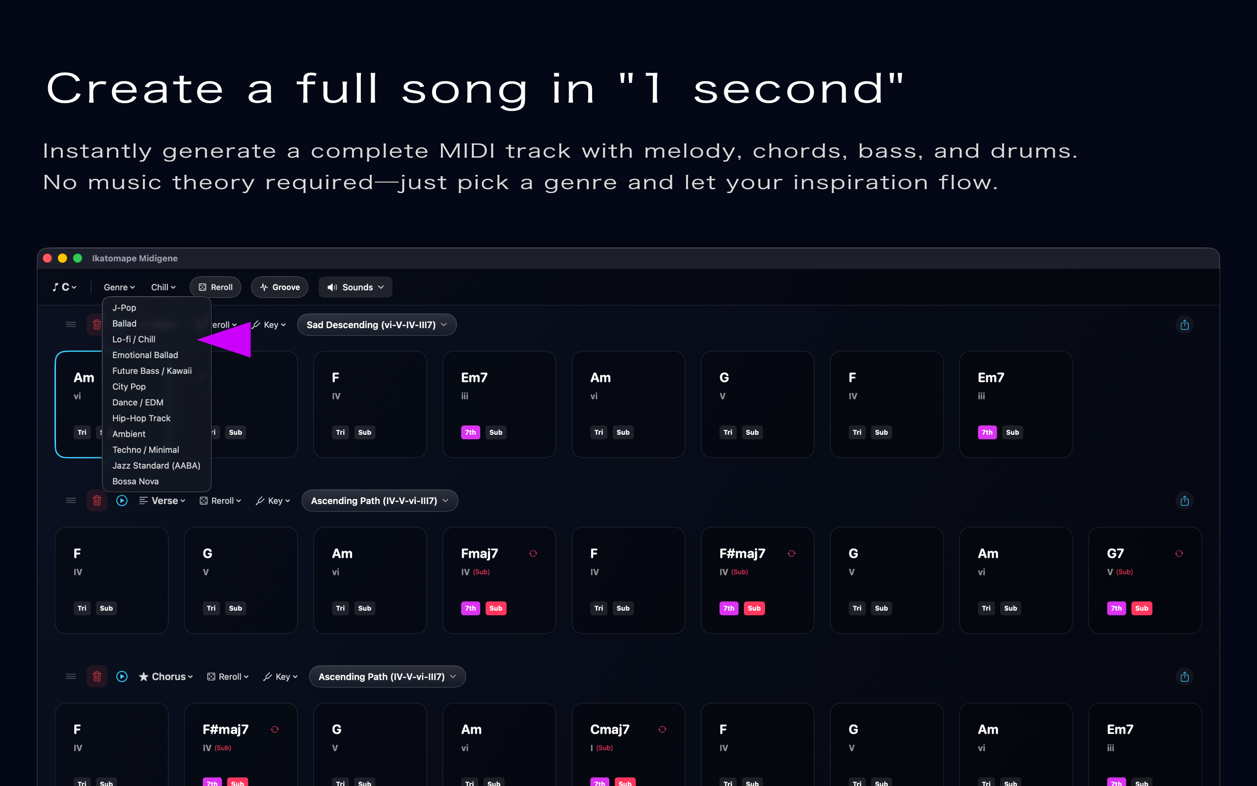Ikatomape Midigene screenshot 14