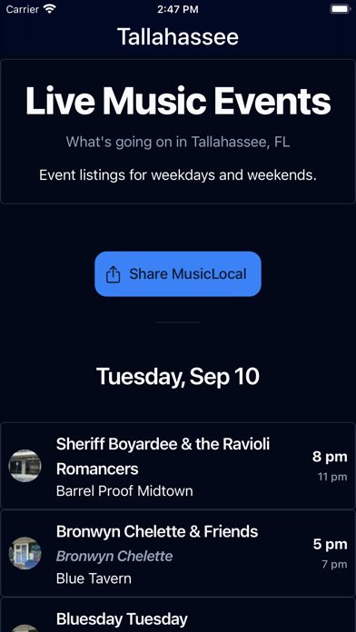 MusicLocal Screenshot