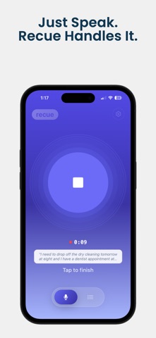 Recue: AI Voice Reminder iPhone screenshot 3