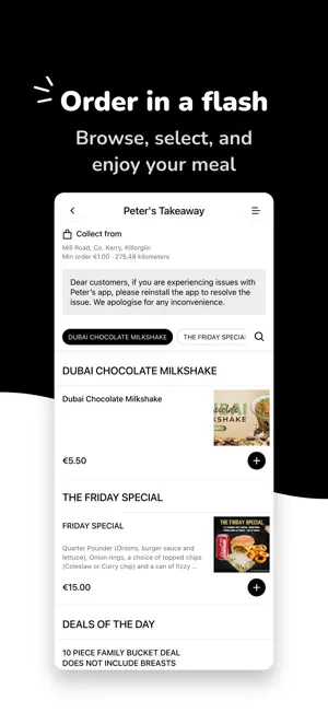 Peter's Takeaway Killorglin screenshot 1