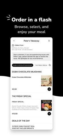Peter's Takeaway Killorglin Screenshot 1 of 4