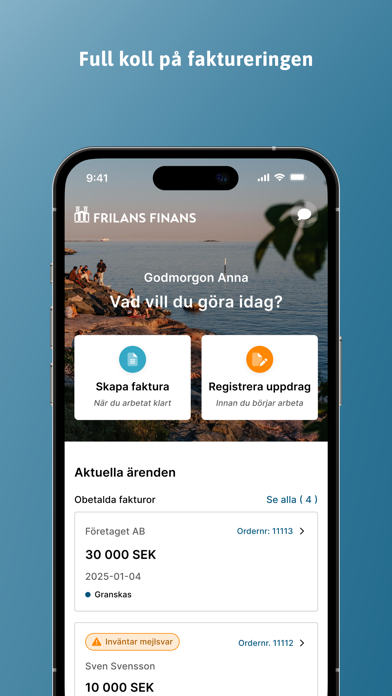 Frilans Finans Screenshot