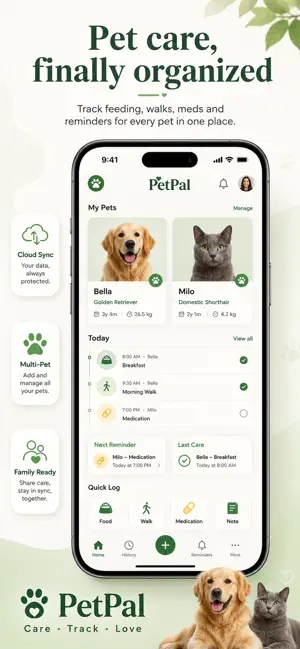 PetPal: Family Pet Care screenshot 1