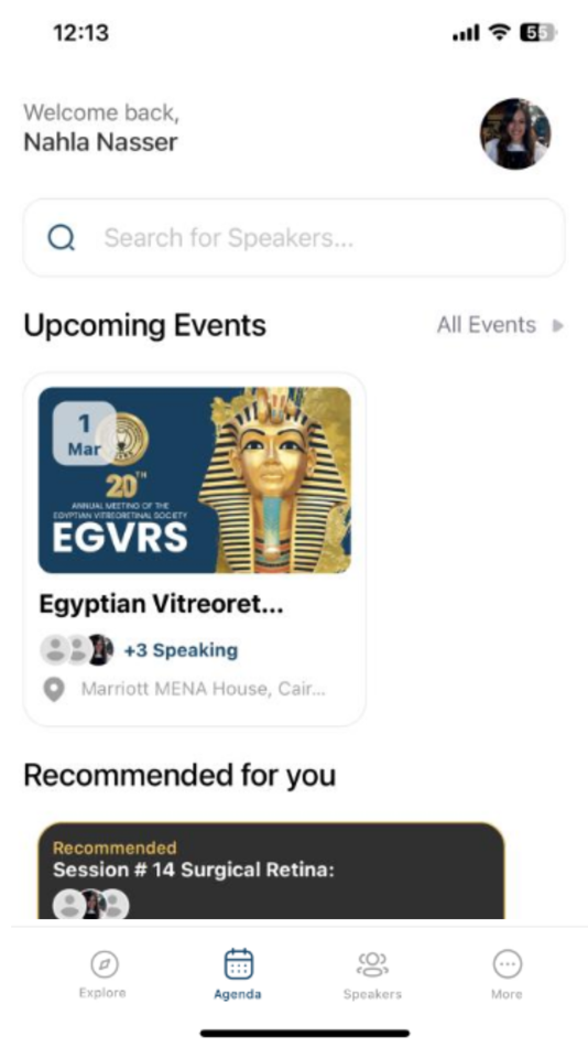 #4. EM Events App (iOS) Podle: Everest Minds