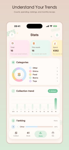 Collectsy: Sticker Journal iPhone screenshot
