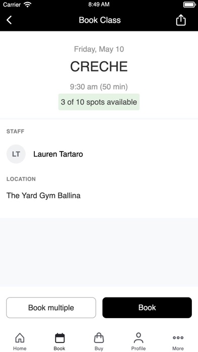 The Yard Gym Screenshot