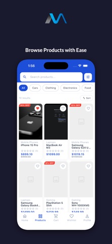 MesoMall iPhone screenshot
