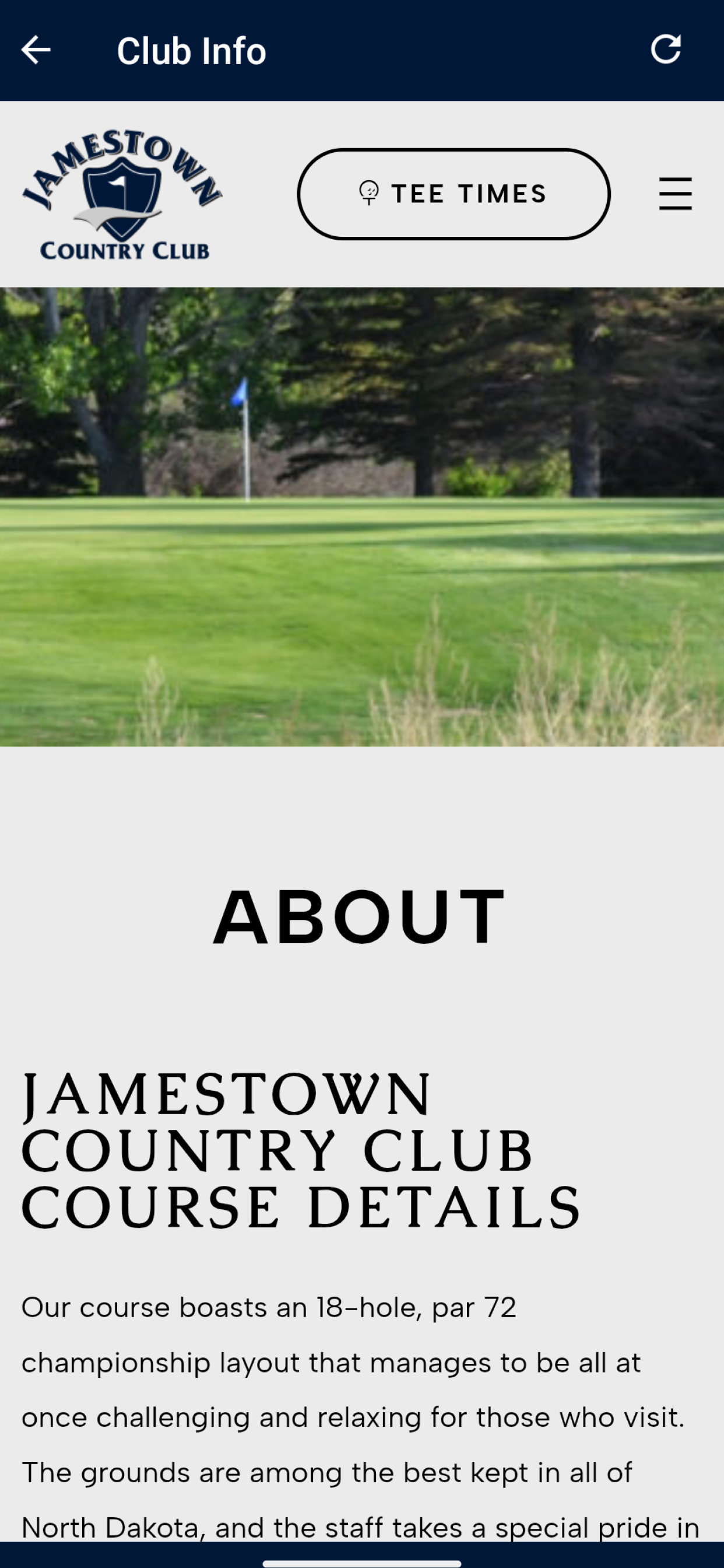 Jamestown Country Club screenshot 6