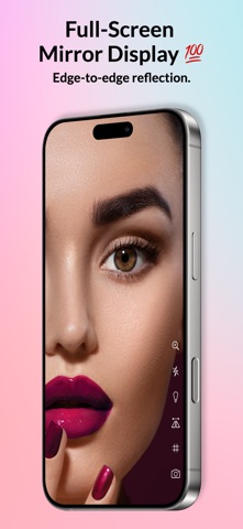 Hand Mirror: HD, Light & Zoom iPhone screenshot