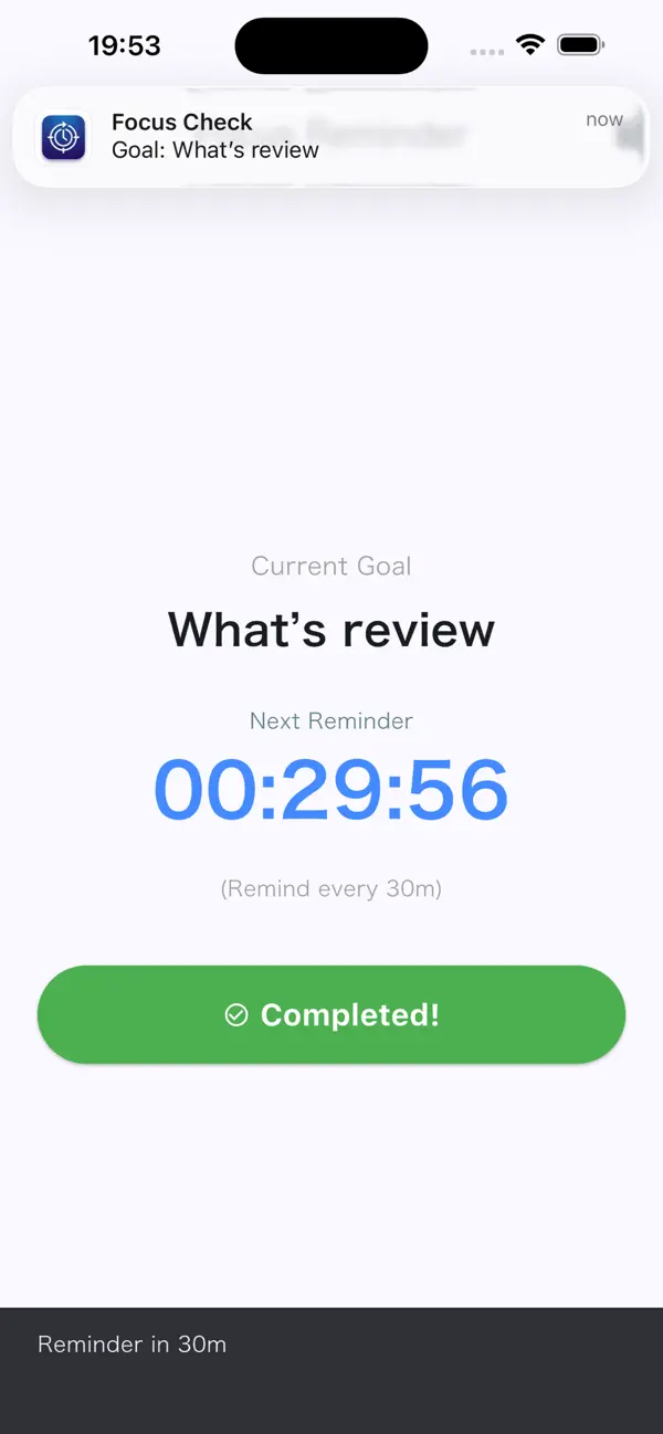 #2. FocusReminder (iOS) Podle: JOIN CIRCLE LIMITED LIABILITY COMPANY