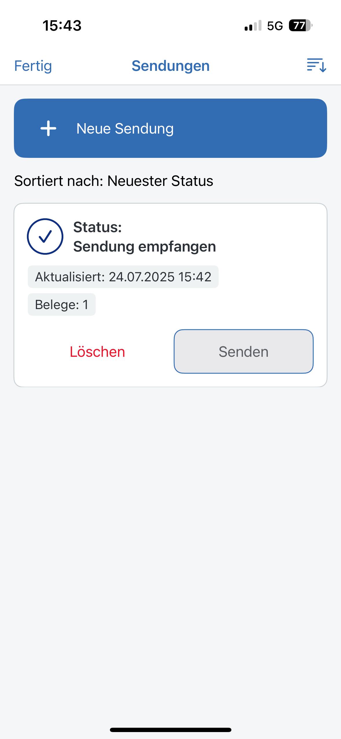uniVersa RechnungsApp