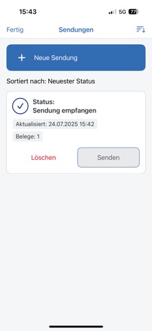 uniVersa RechnungsApp Screenshot 5 of 5