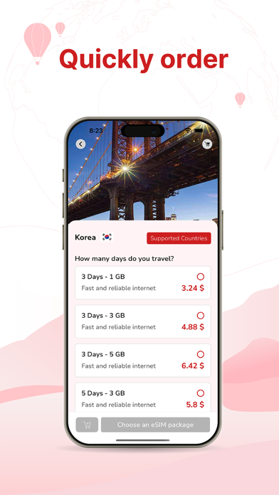 eSIMONE Screenshot
