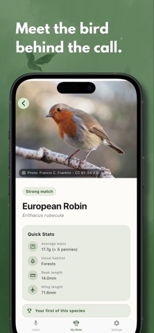 Bird Call Identifier: One Tap Screenshot 4 of 4