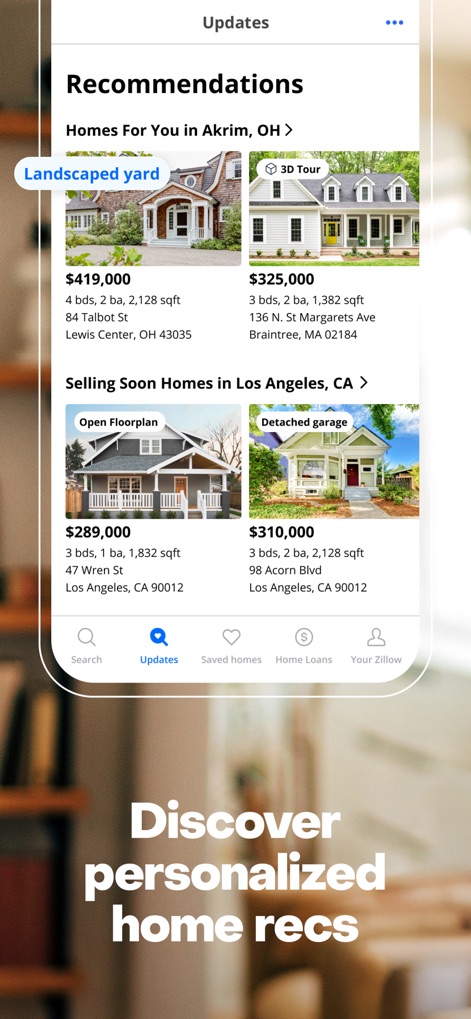 Zillow Real Estate & Rentals - Personalized Home Discoveries