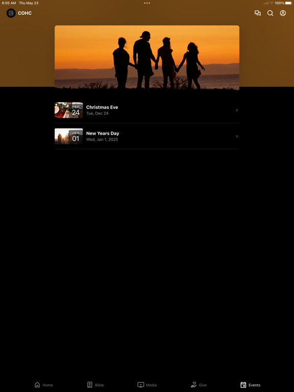 City of Hope Church Kentucky iPad screenshot 3 - Education app