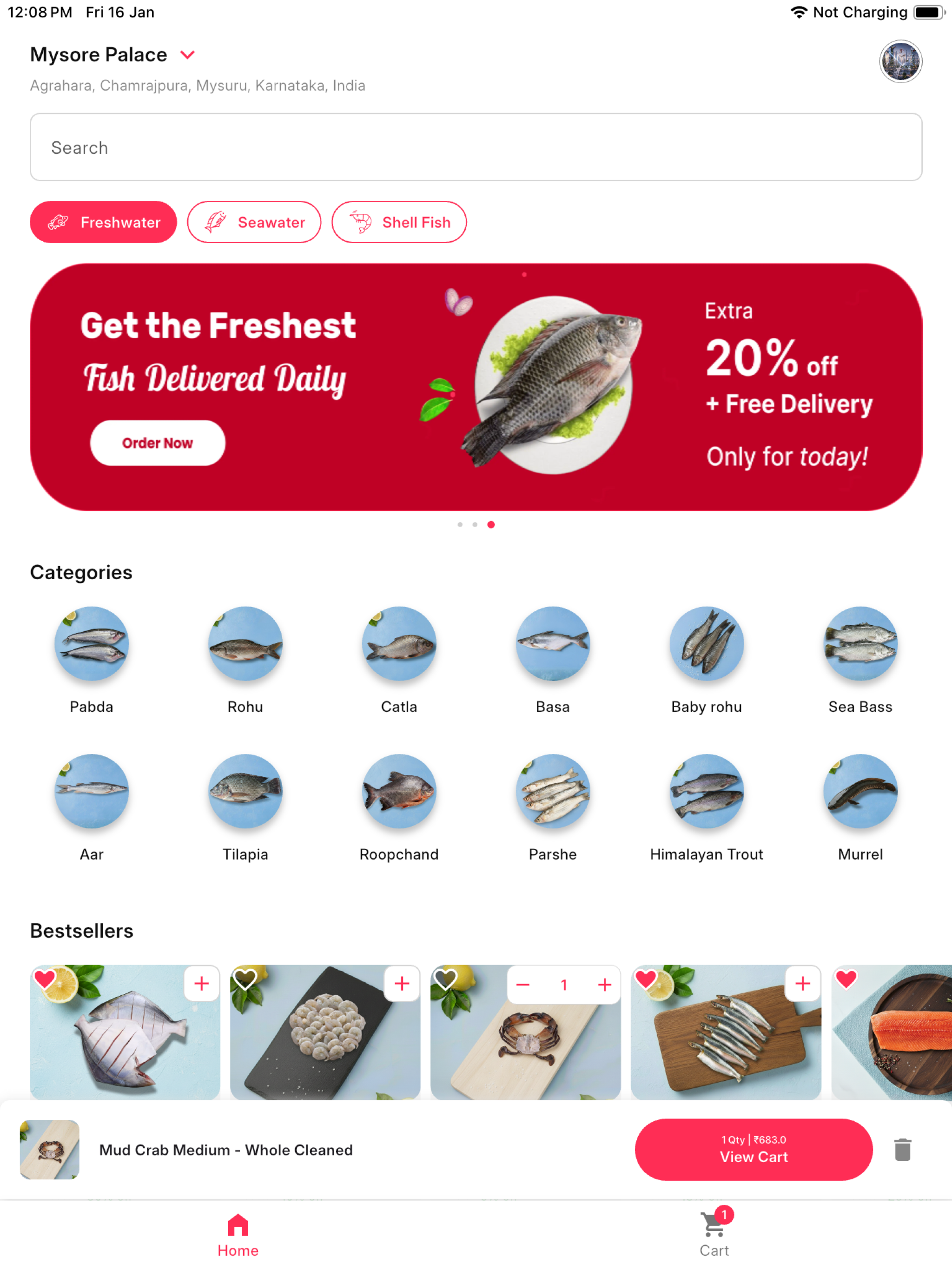 Freshvia - Fresh Fish Delivery screenshot 9