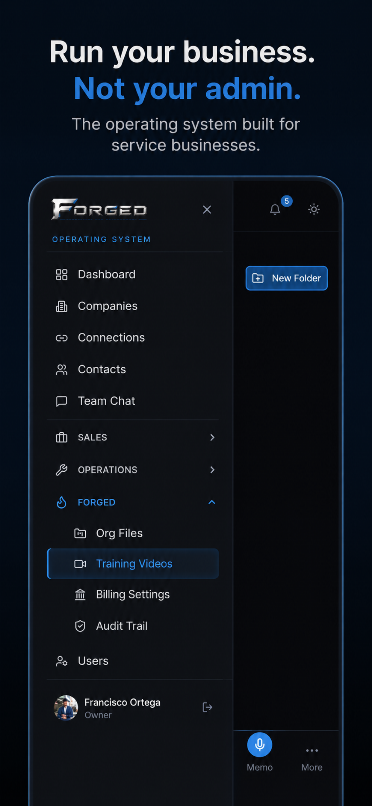 Forged OS screenshot 3