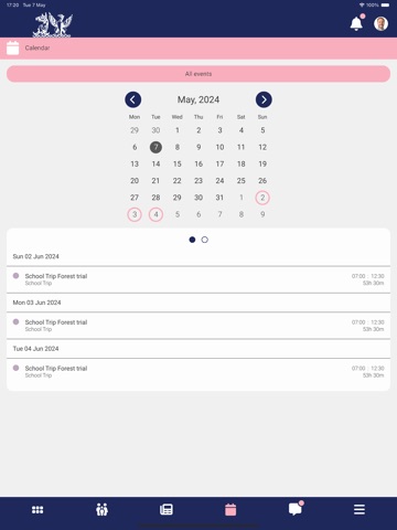 Cottesmore School iPad screenshot