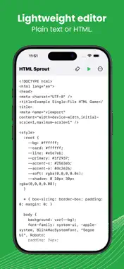 HTML Sprout screenshot 2