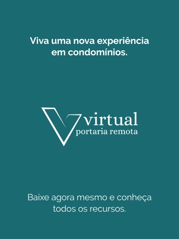 Virtual Portaria Remota MGA iPad screenshot