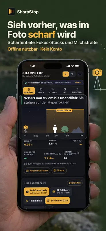 SharpStop Schärfentiefe screenshot 1 of 8