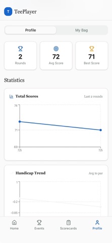 TeePlayer screenshot