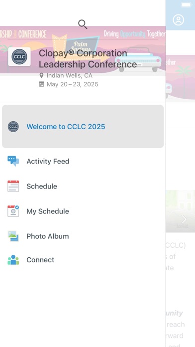 Clopay Corp CCLC Conference iPhone screenshot